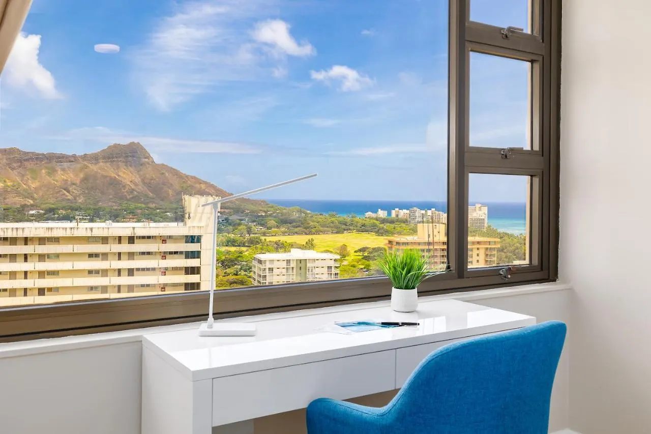 Apartmán Fabulous Ocean & Diamond Head View With Free Parking! Honolulu
