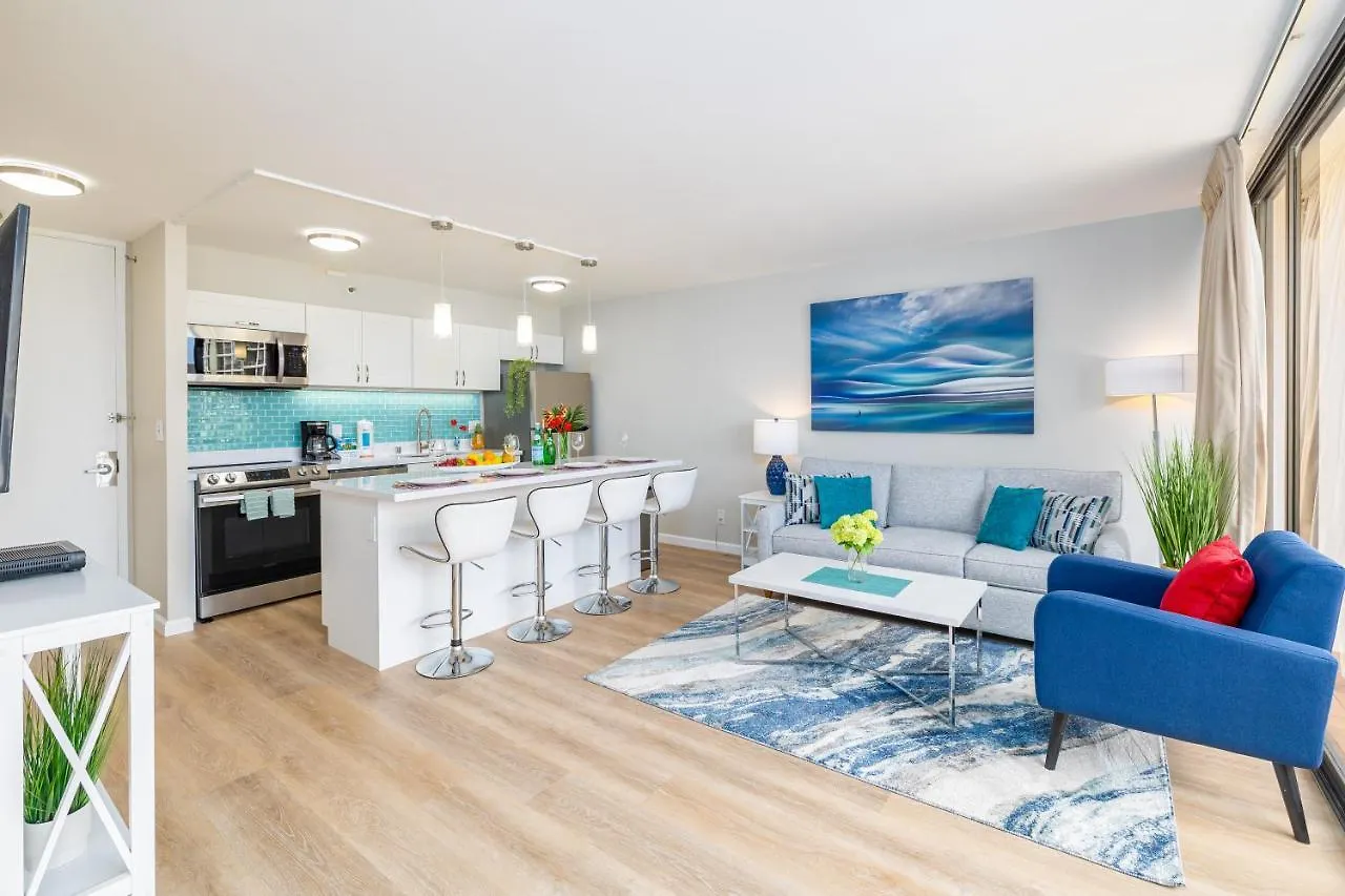 アパート ホノルルFabulous Ocean & Diamond Head View With Free Parking!アパートメント